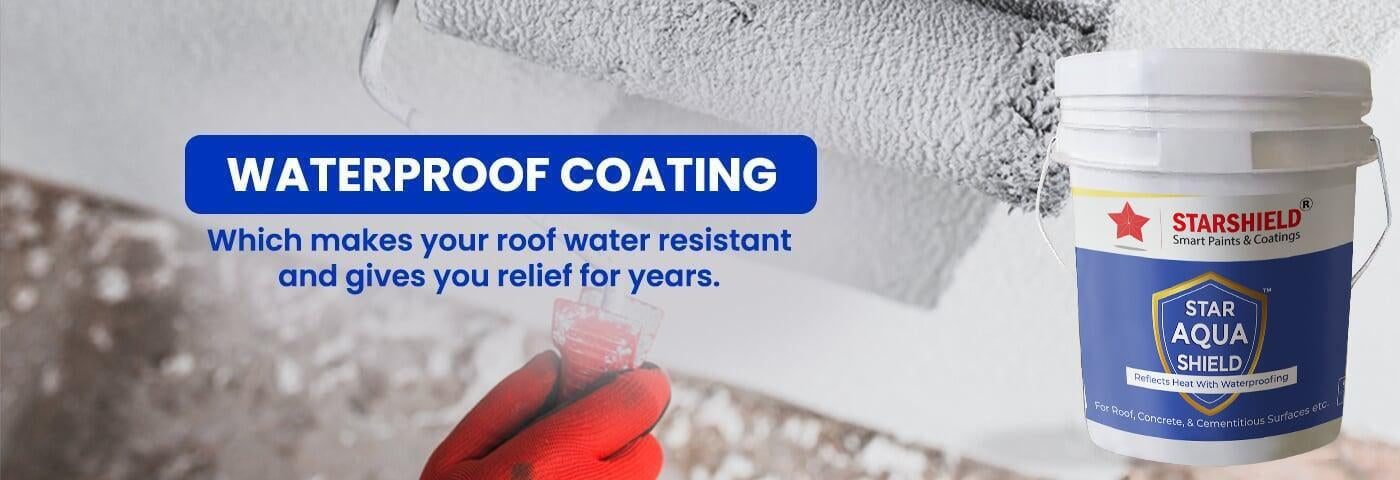 Star Aqua Shield: Premier waterproof coating for roofs. Enjoy crack bridging, durability, and heat reduction.