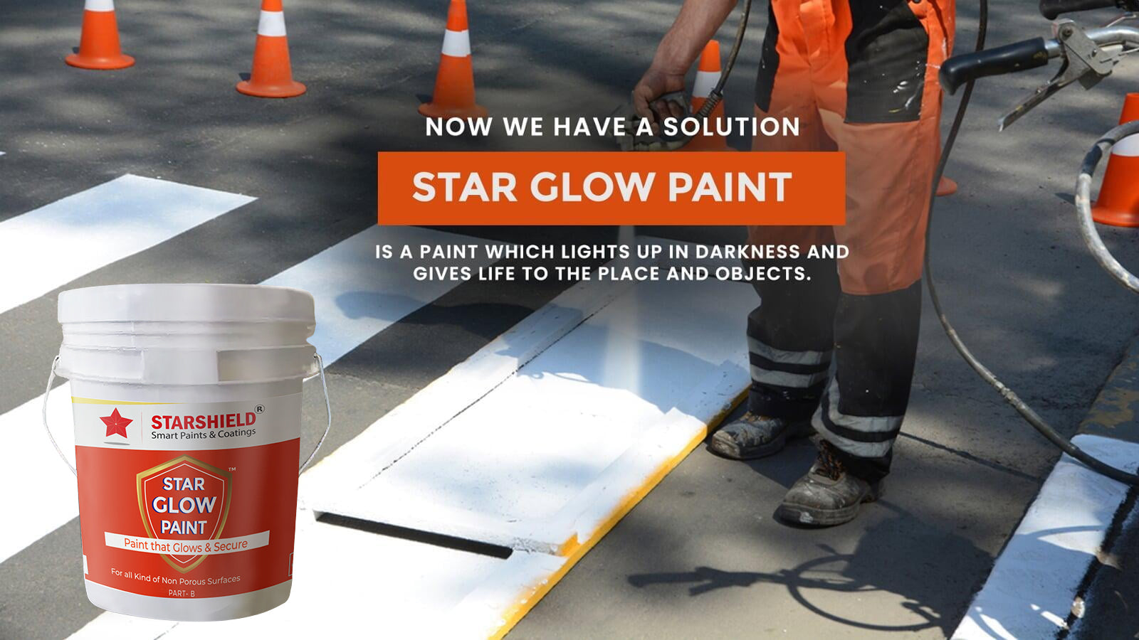 Explore Star Glow Paint: A cost-effective solution, 10 times brighter than competitors.