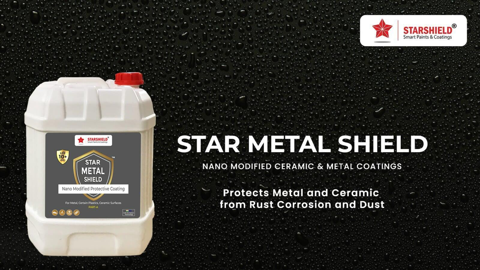  Star Metal Shield: Nano-modified ultra-hard coating for thermal insulation paint for metal.