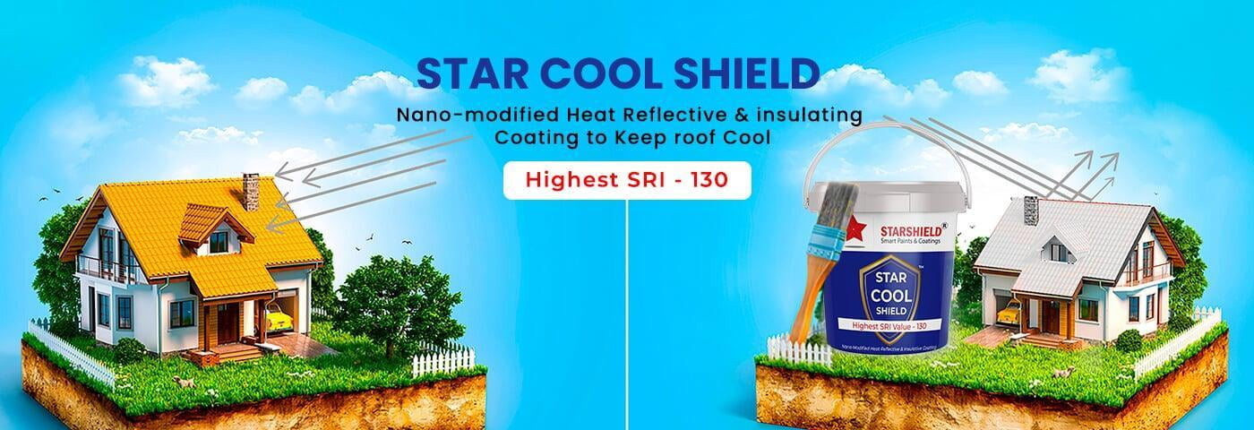 Star Cool Shield Highest SRI High Albedo Cool Roof Paint and Coating for Concrete Surface