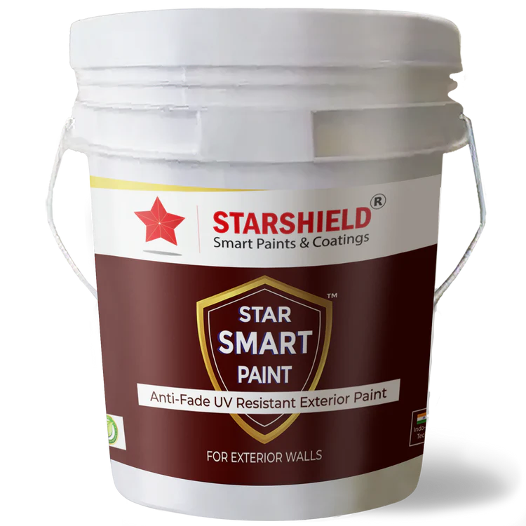 Star Smart Paint - Exterior: Revolutionary heat-reflective house paint with anti-fade UV resistance.