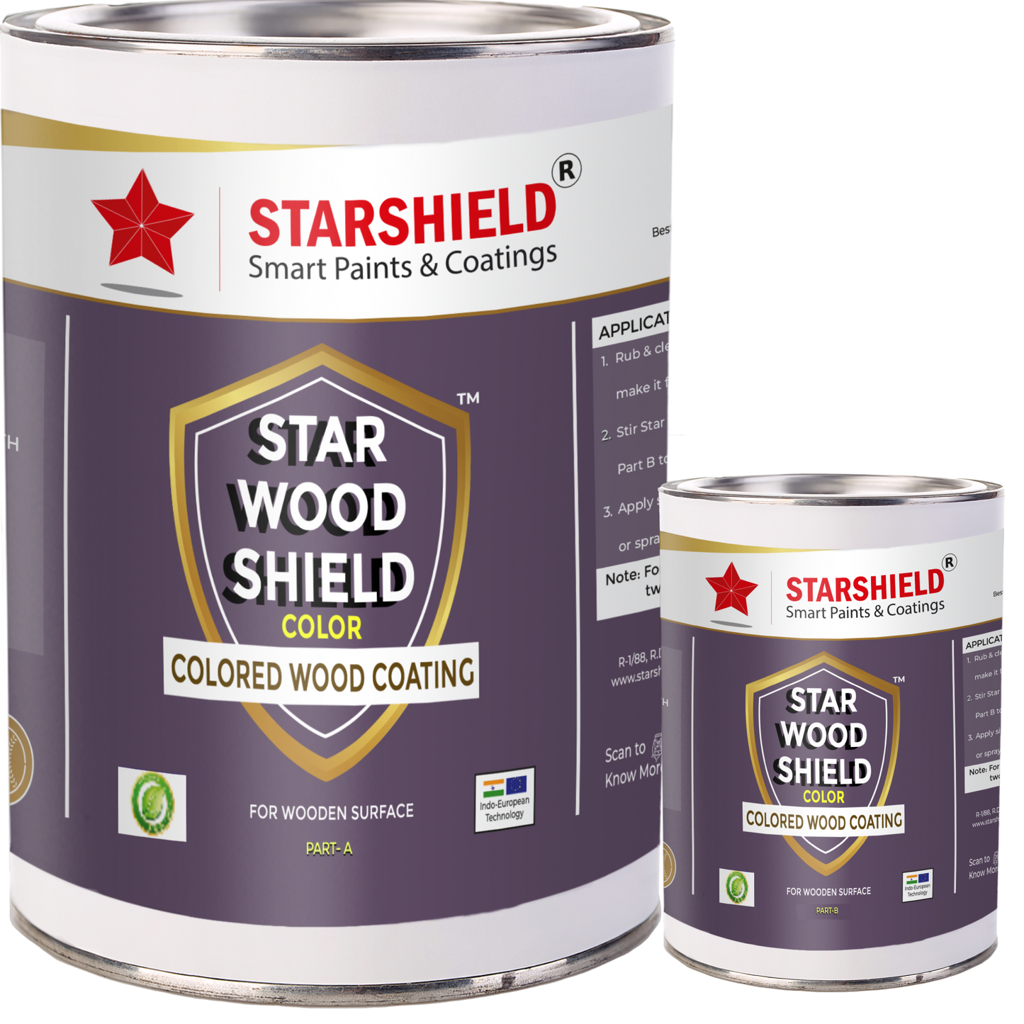 Star Wood Shield Colour