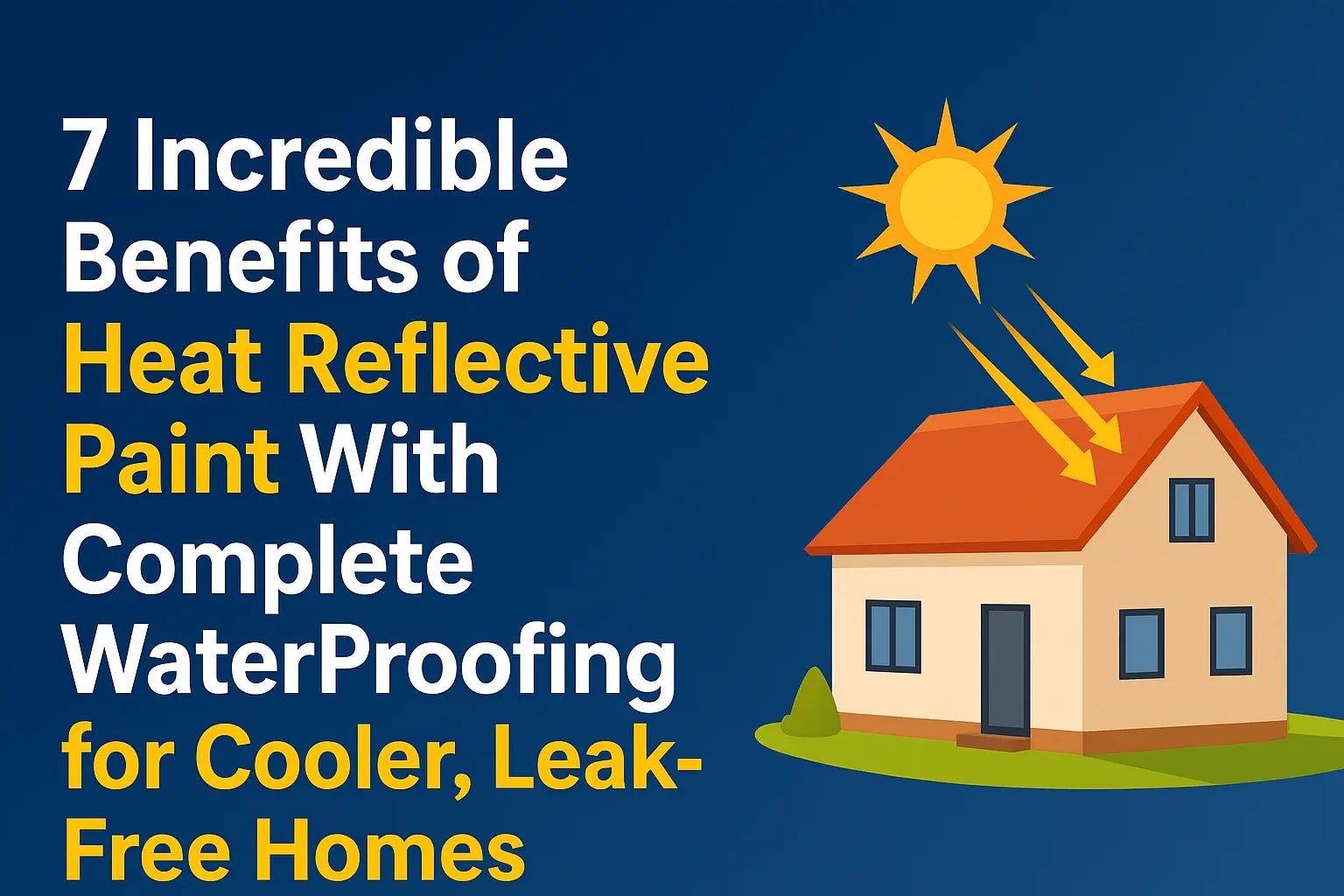 7 Incredible Benefits of Heat Reflective Paint With Complete WaterProo ...