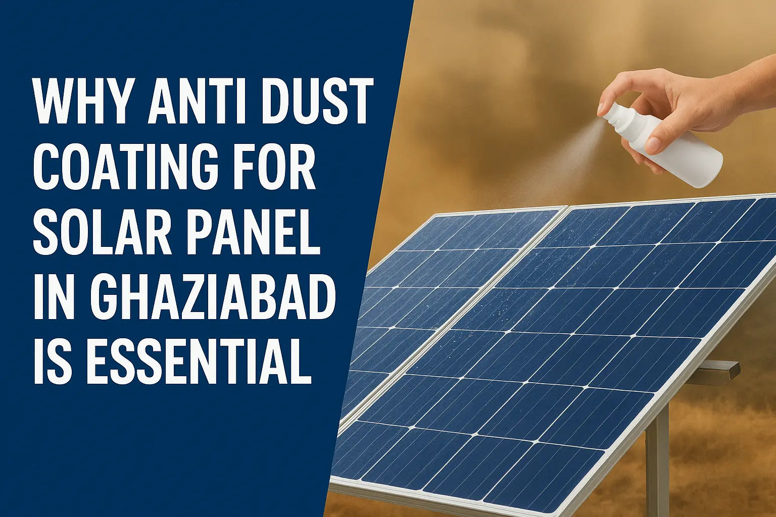 Ultimate Guide to Anti Dust Coating for Solar Panel in Ghaziabad – Enhance Efficiency with Star Solar Shield