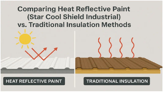 Comparing Heat Reflective Paint (Star Cool Shield Industrial) vs. Traditional Insulation Methods