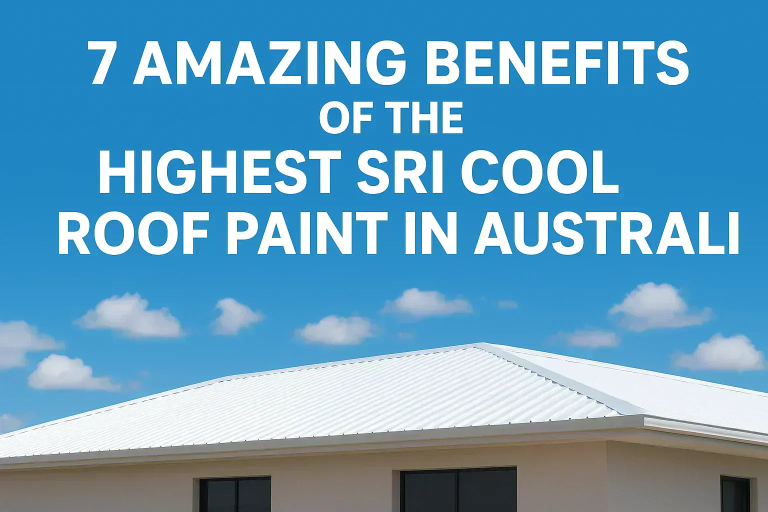 7 Reasons Why the Highest SRI Cool Roof Paint in Australia is a Game-Changer for Homes and Businesses