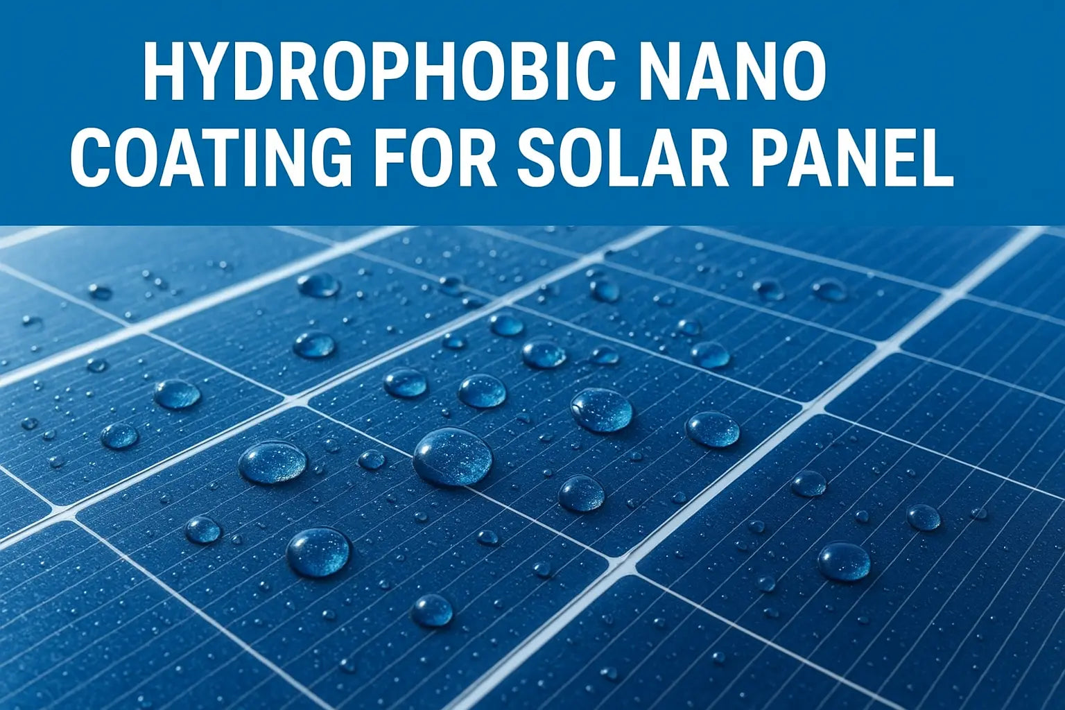 Boost Your Solar Panel Performance with Hydrophobic Nano Coating for Solar Panel Applications