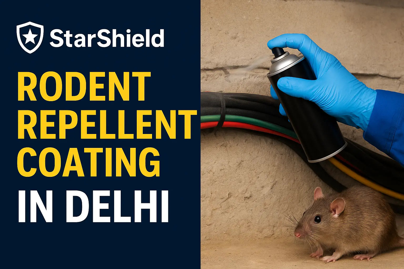 Rodent Repellent Coating in Delhi – Effective Protection by StarShield