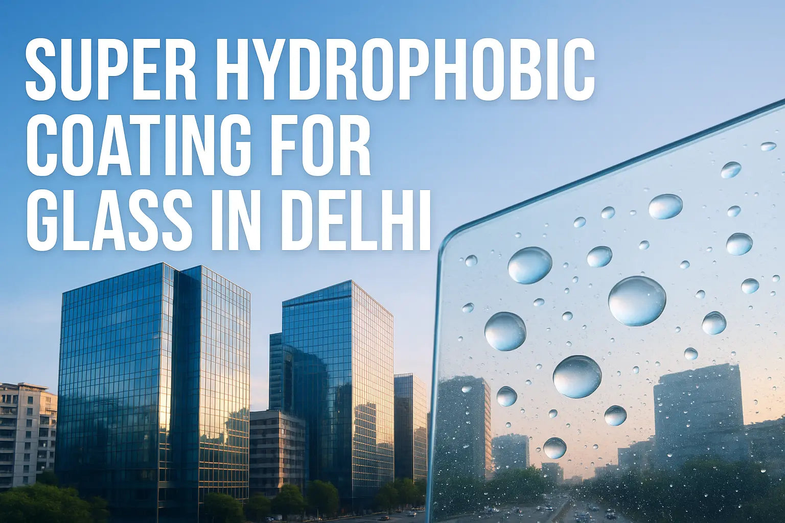 Super Hydrophobic Coating for Glass in Ghaziabad – Star Glass Shield by StarShield