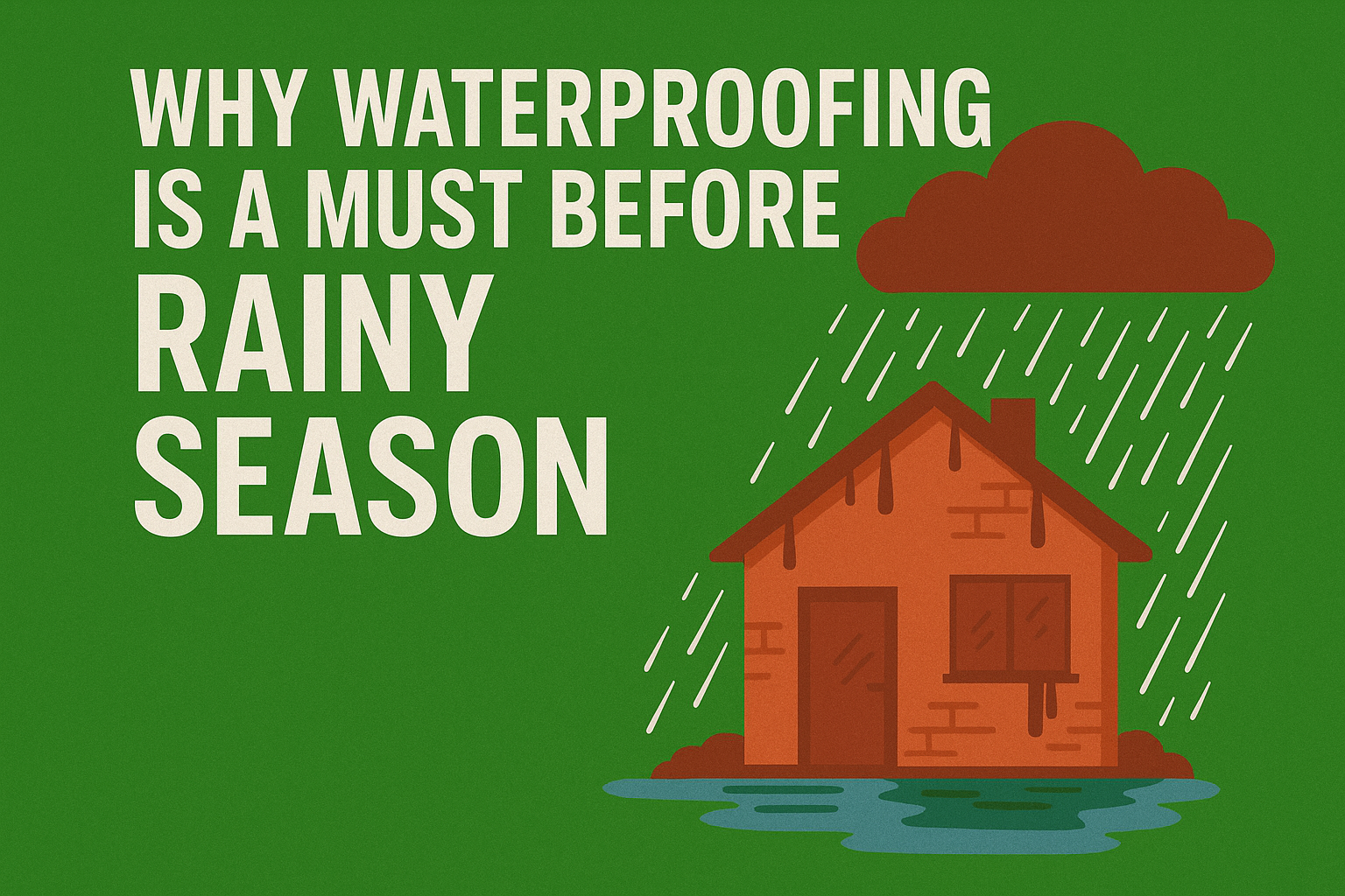 Why Waterproofing is a Must Before Rainy Season