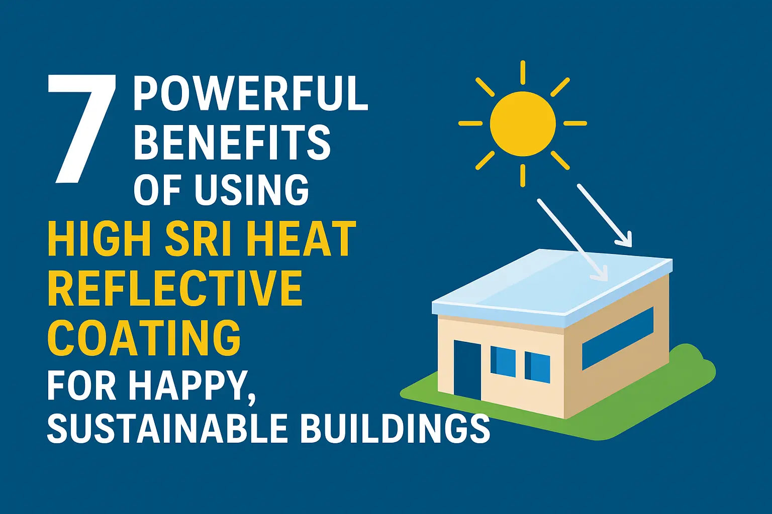 7 Powerful Benefits of Using High SRI Heat Reflective Coating for Happy, Sustainable Buildings