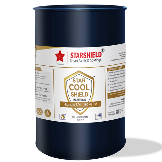 Star Cool Shield - Industrial: Nano-Modified Heat Reflective & Insulating Coating for GI Sheds