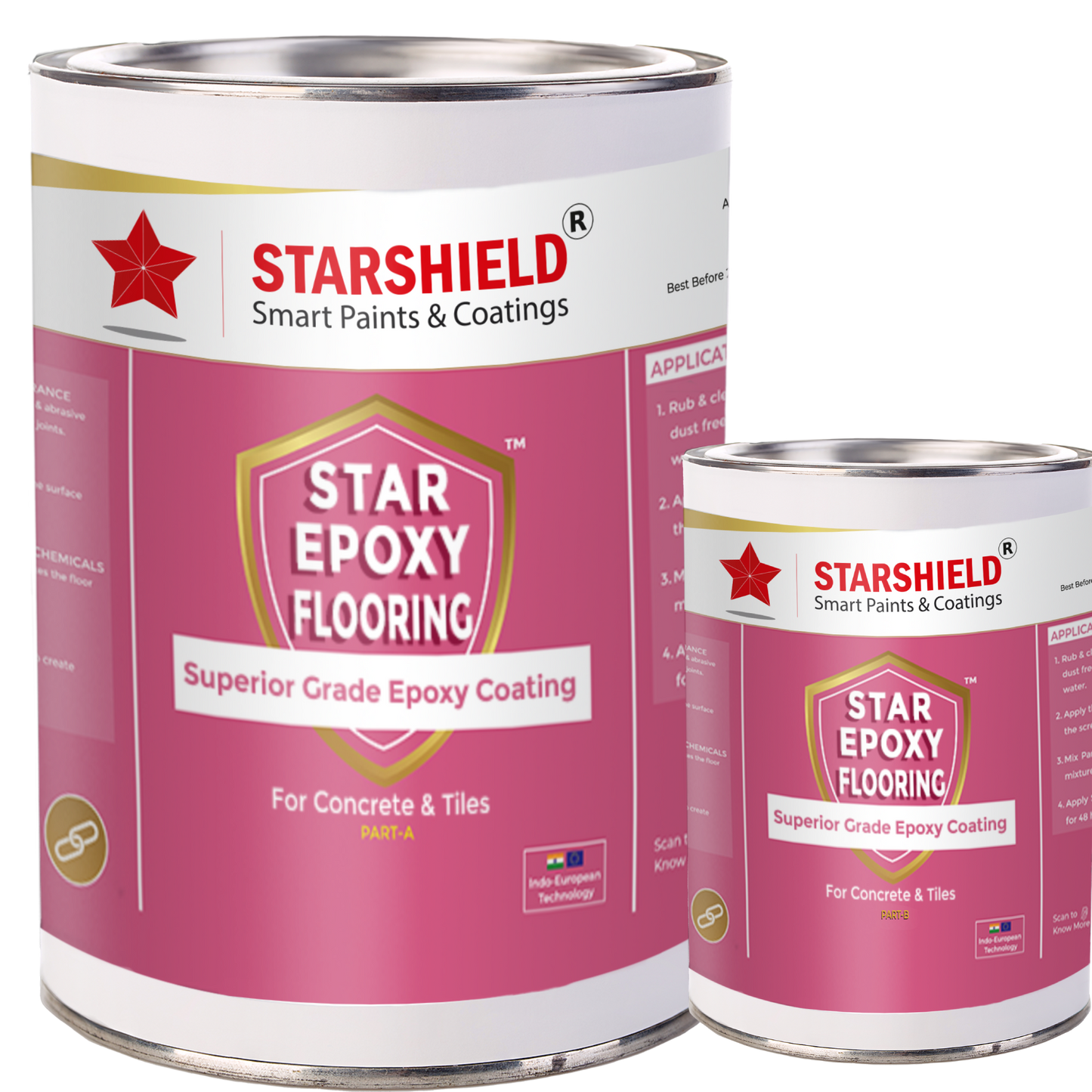 Star Epoxy Flooring Clear /3D Top Coat Kit
