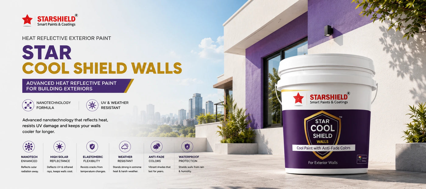 Heat Reflective Paint for Building Exteriors
