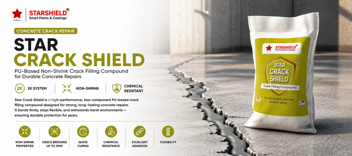 Star Crack Shield — PU-Based Non-Shrink Crack Filling Compound