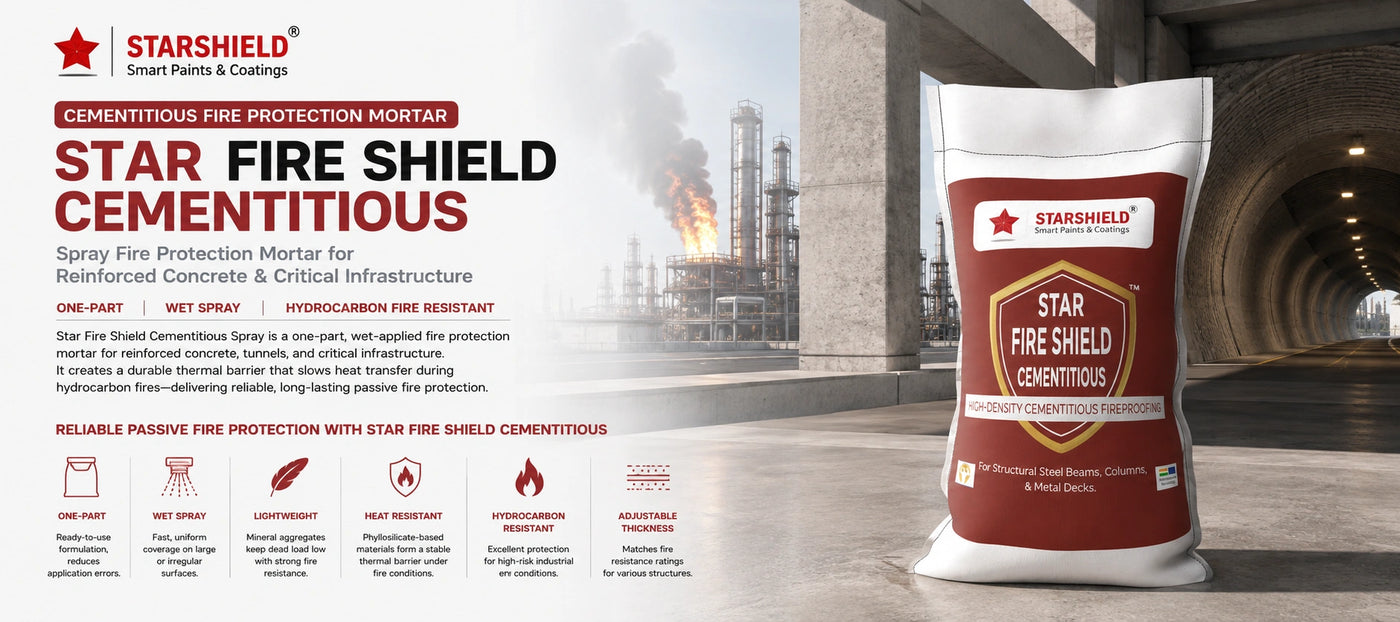 Spray Fire Protection Mortar for Concrete & Infrastructure