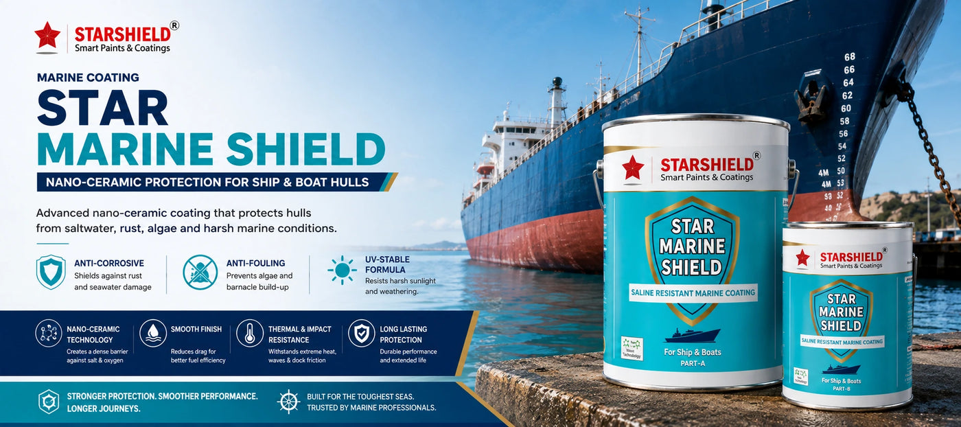Star Marine Shield — Nano-Ceramic Marine Coating for Ship & Boat Hulls