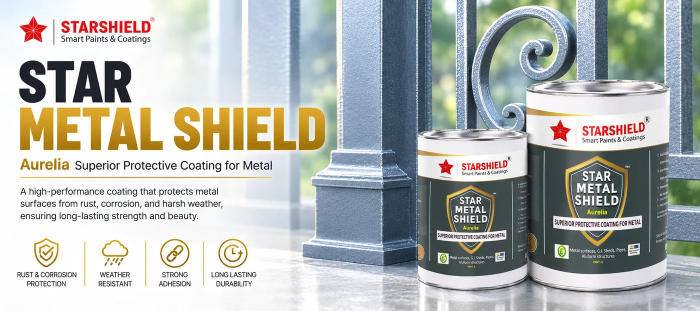 Star Metal Shield Aurelia — Nano Modified Protective Coating for Metal & Concrete