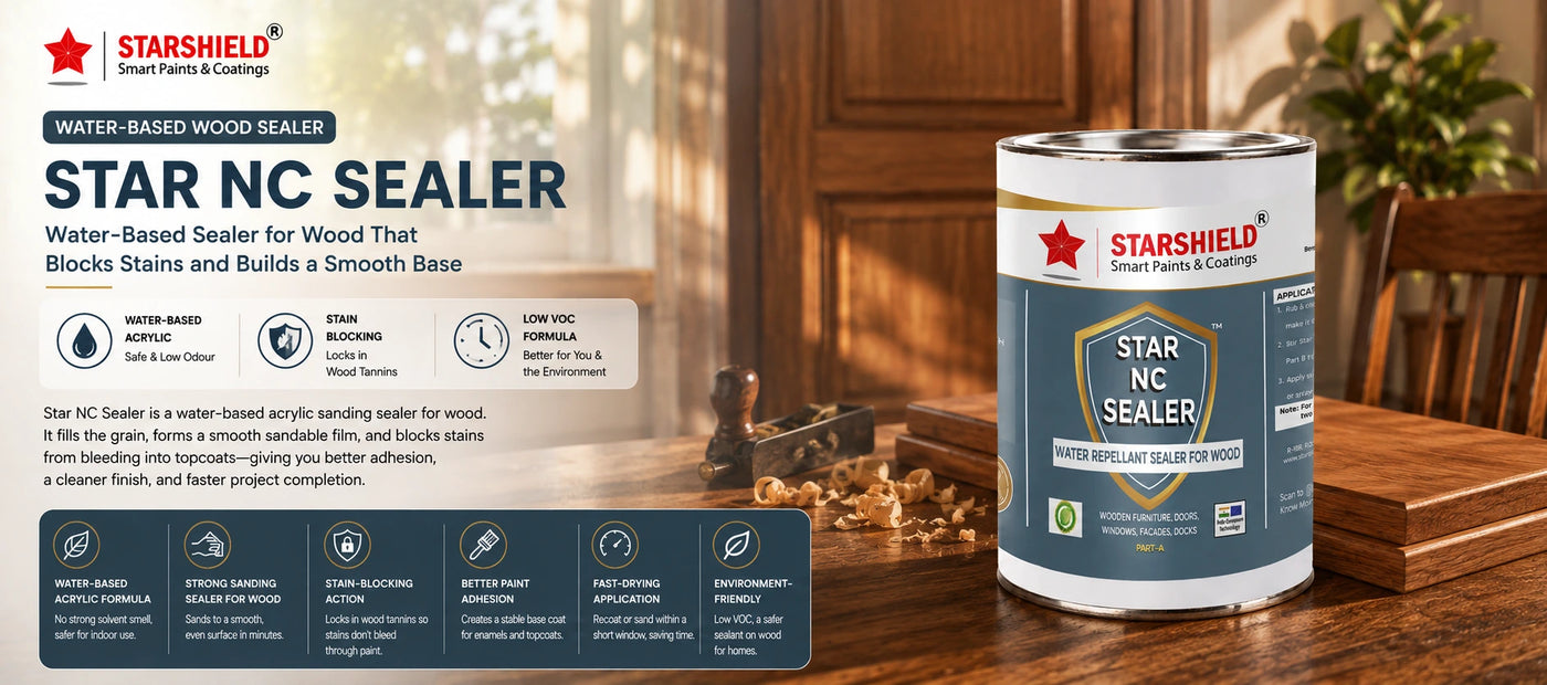 Water-Based Sanding Sealer for Wood
