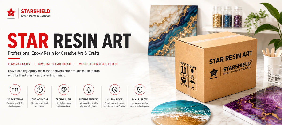 Star resin art
