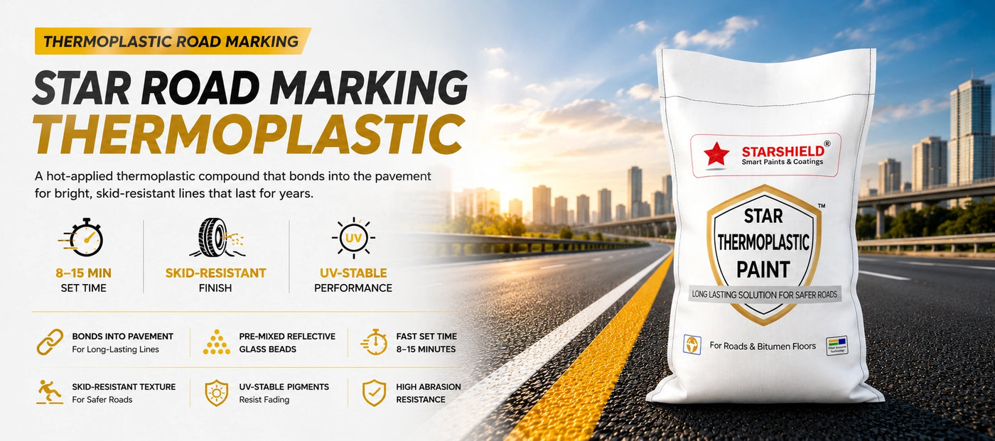 Star Road Marking - Thermoplastic