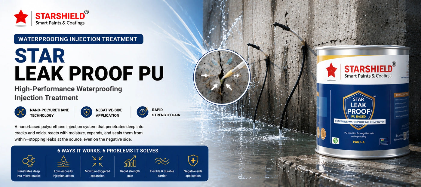 Star Leak Proof PU — Polyurethane Waterproofing Injection