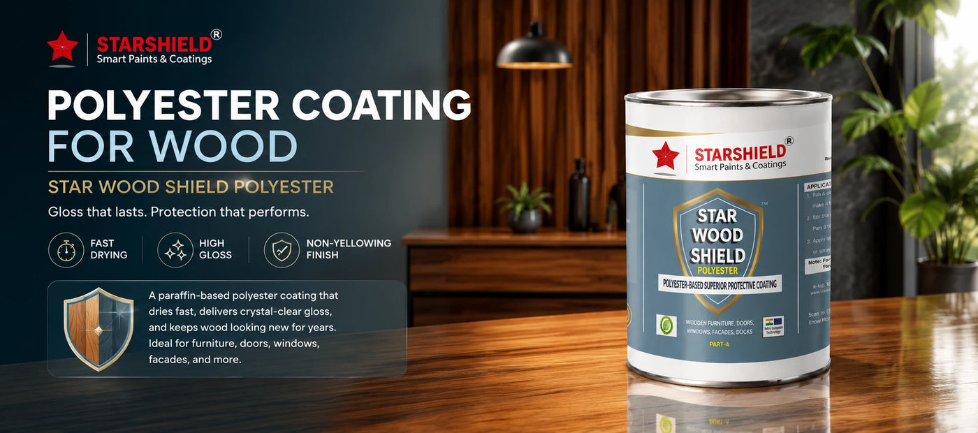 Premium Polyester Coating for a Glass-Like Wood Finish