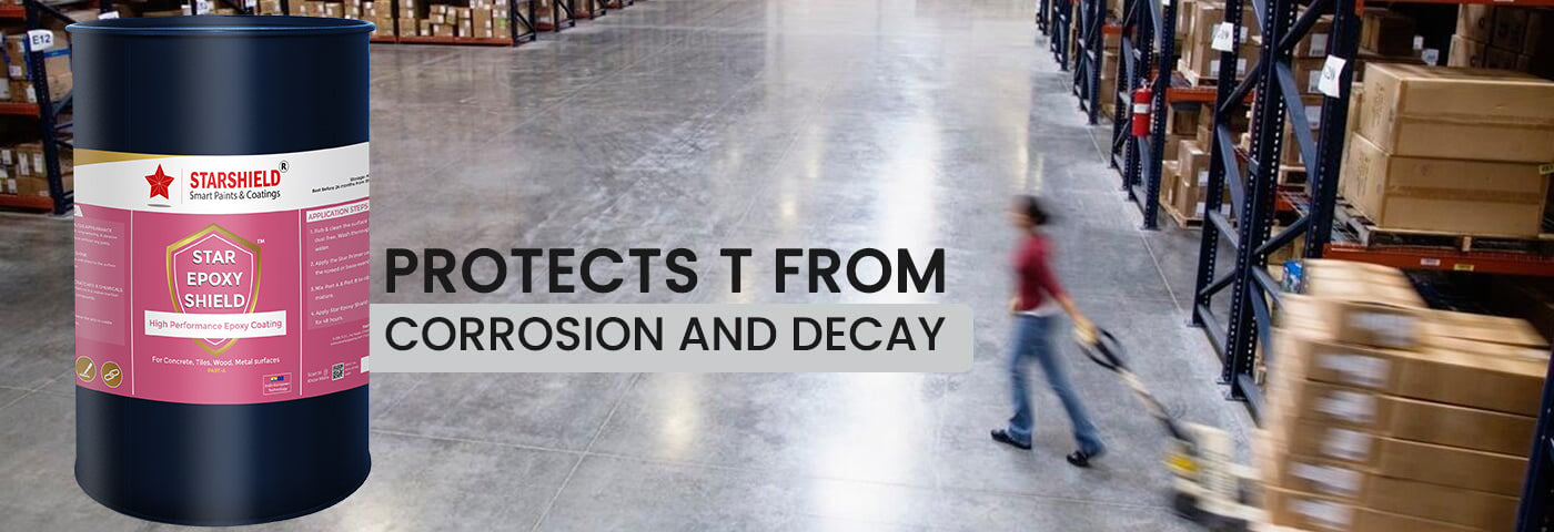 Protect surfaces with Star Epoxy Shield: Scratch, abrasion, chemical-resistant coating.
