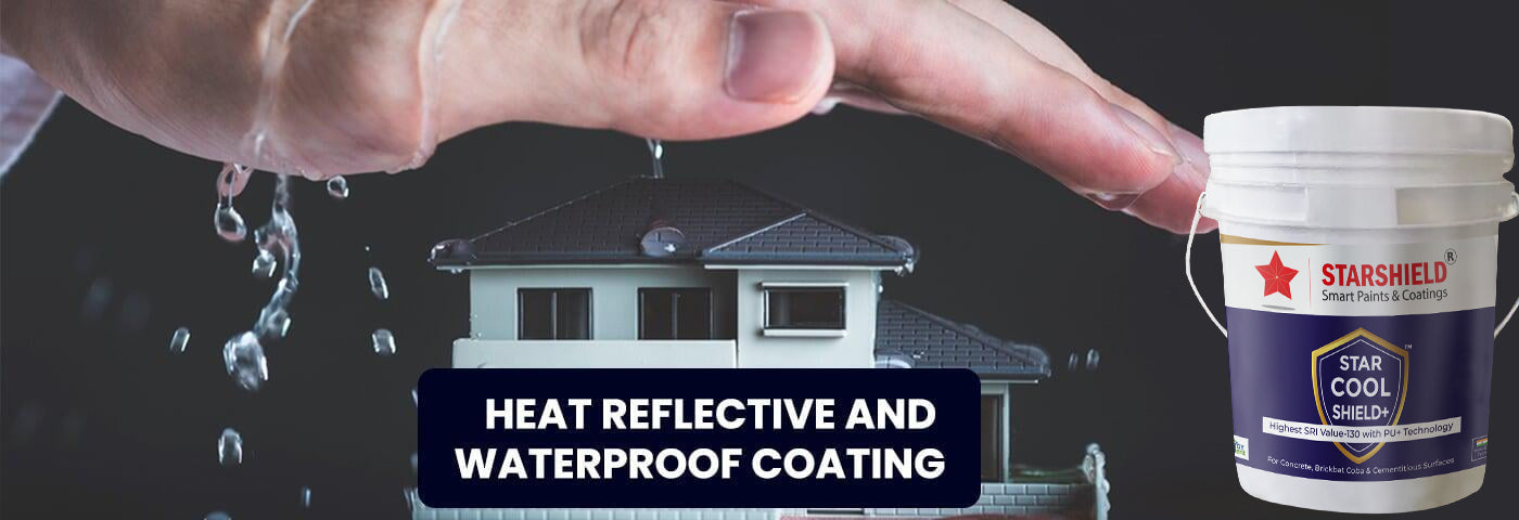 Stay cool with Star Cool Shield + Cool Roof Paint. Energy efficient, waterproof, BEE Certified ESCO.
