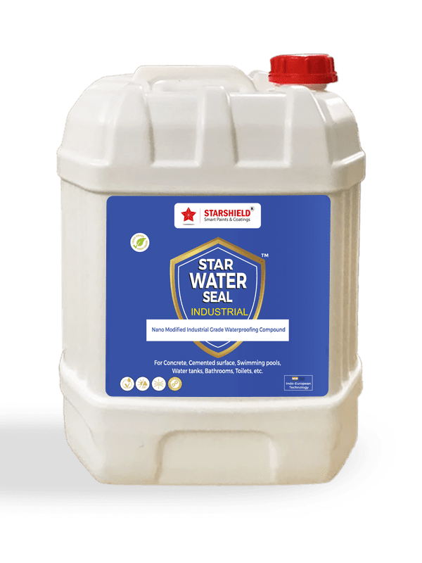 Star Water Seal - Industrial: Fast-setting, flexible, polymer-modified waterproofing compound.